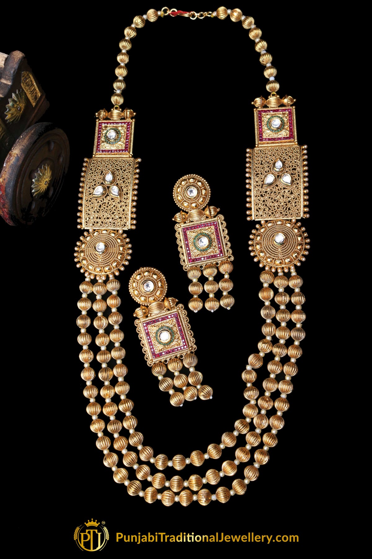 Jodha Necklace Set By Punjabi Traditional Jewellery