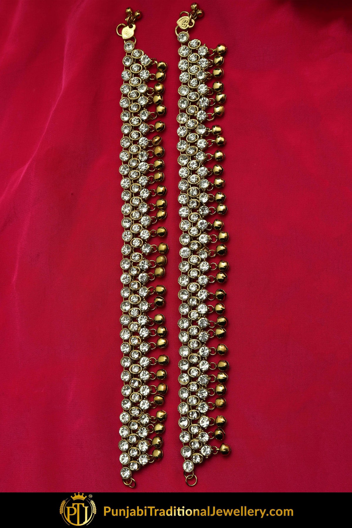 Gold Finished Jerkan Payal | Punjabi Traditional Jewellery Exclusive