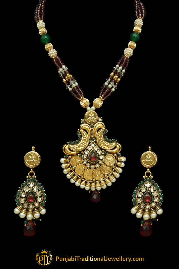 Gold Plated Jodha Necklace Set By Punjabi Traditional Jewellery