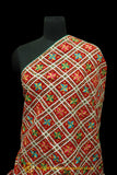 Multi Color Pure Phulkari Dupatta By Punjabi Traditional Jewellery