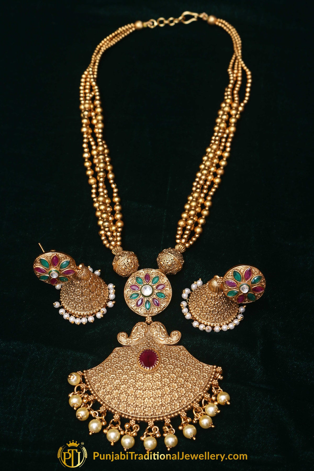 Jodha Necklace Set By Punjabi Traditional Jewellery