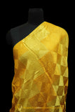 Yellow & Golden Color Pure Phulkari Dupatta By Punjabi Traditional Jewellery