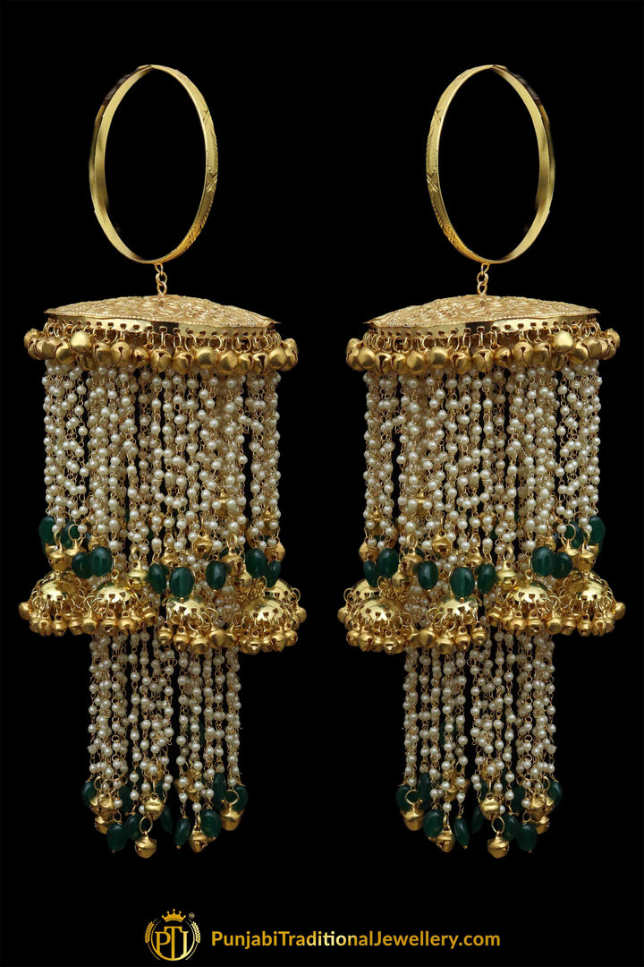 Green Bridal Wedding Kalira By Punjabi Traditional Jewellery
