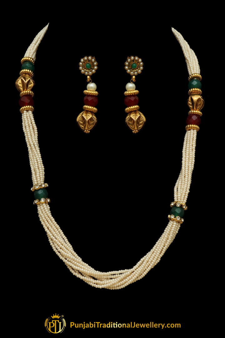 Jodha Mala Necklace Set By Punjabi Traditional Jewellery