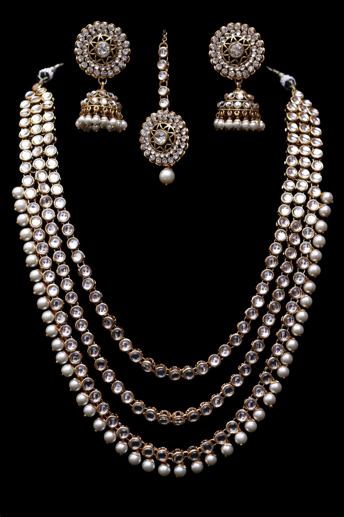 Qainaat Long Necklace Set By Punjabi Traditional Jewellery