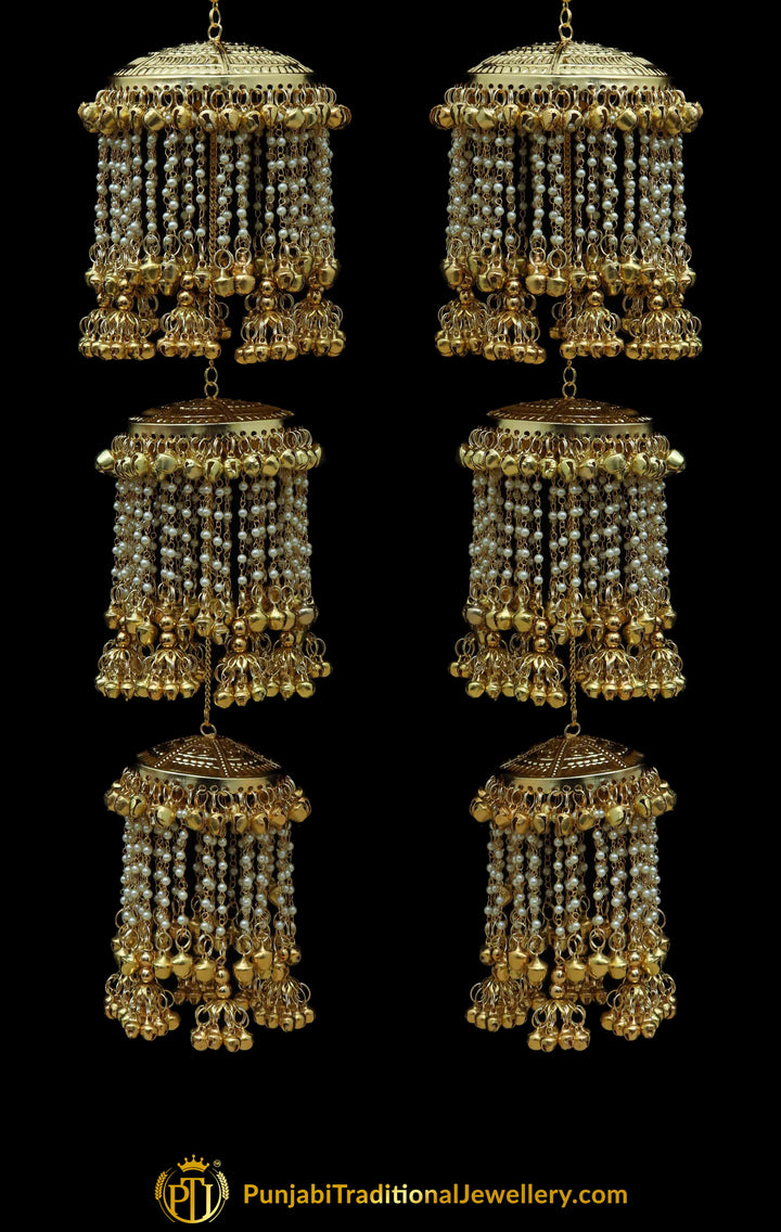Golden Bridal Kalira By Punjabi Traditional Jewellery