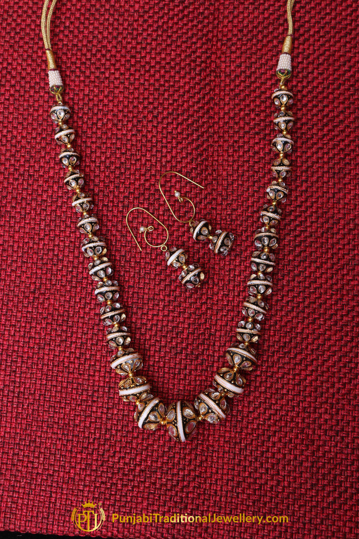 Mala Meena Necklace Set By Punjabi Traditional Jewellery