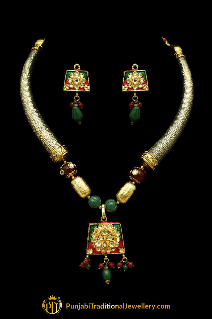 Jodha Necklace Set By Punjabi Traditional Jewellery