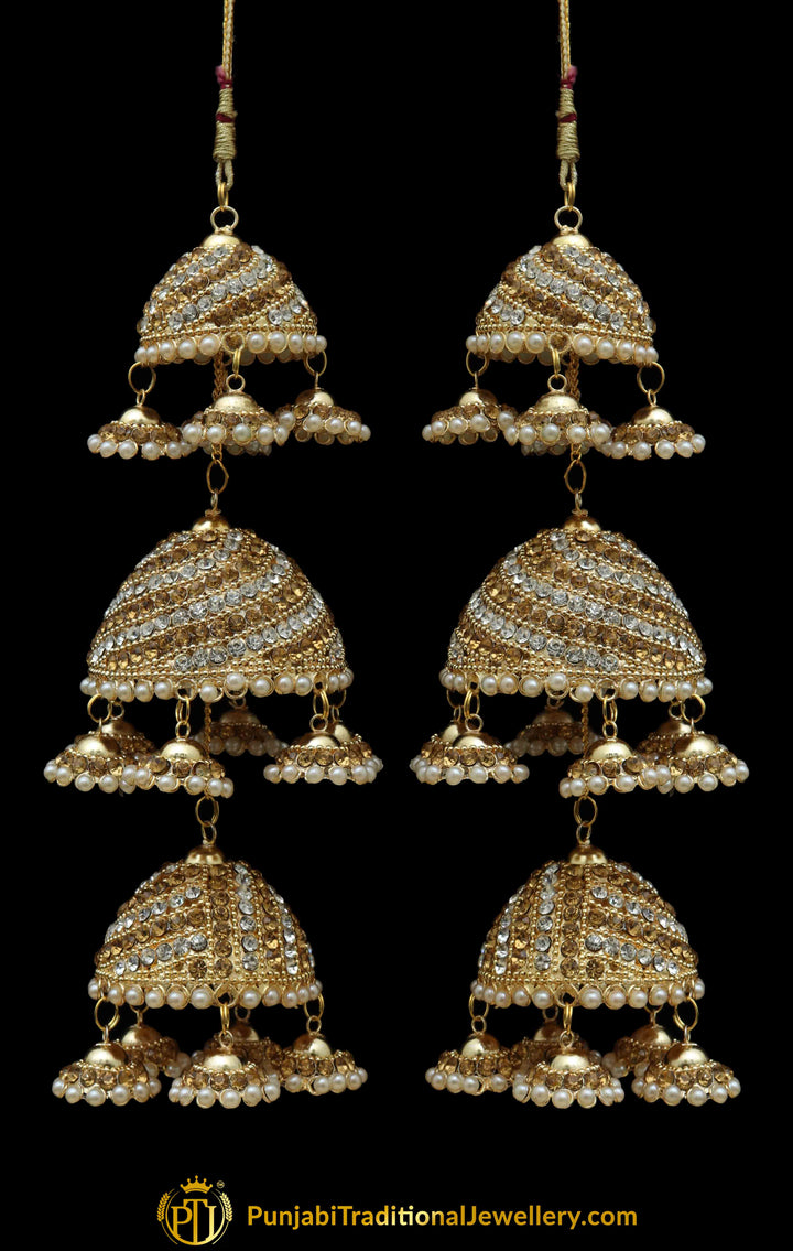 Golden Bridal Wedding Kalira By Punjabi Traditional Jewellery