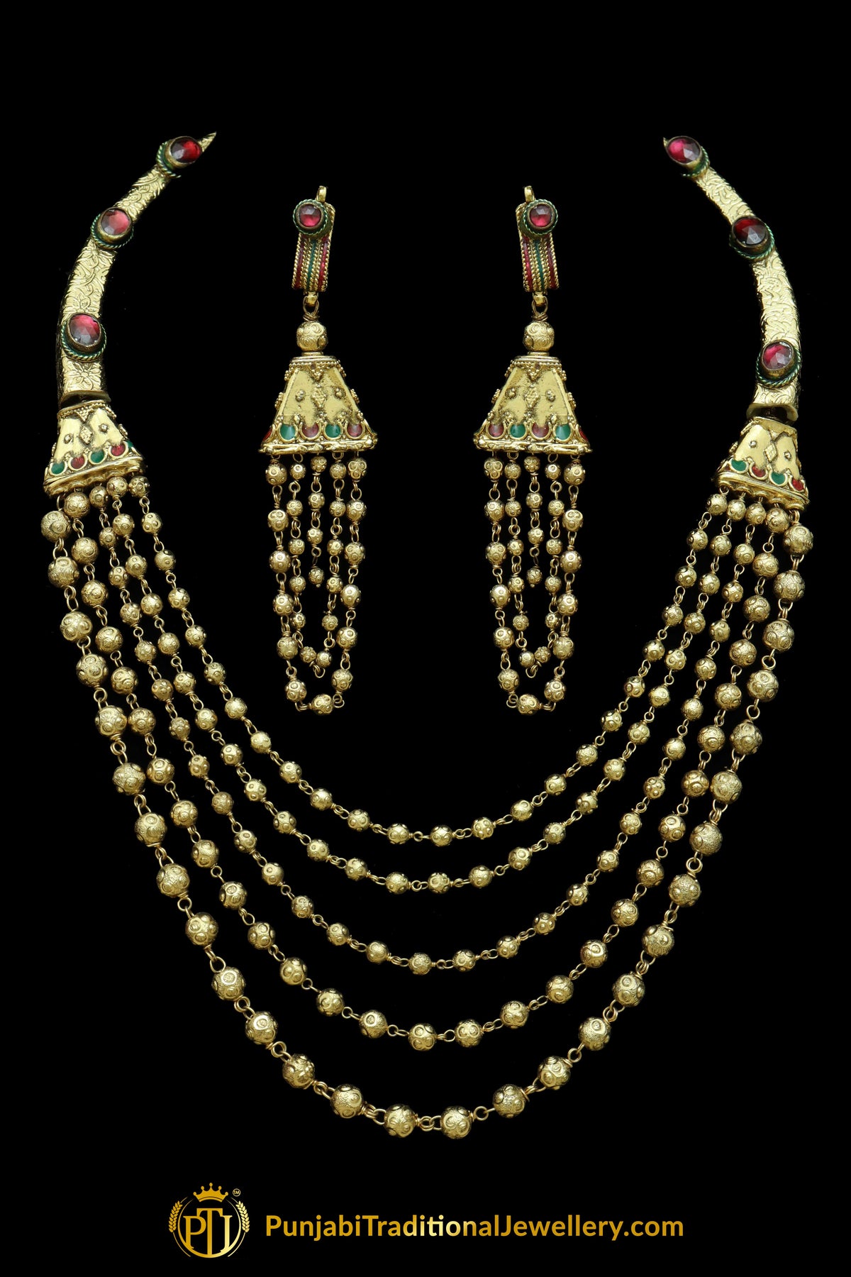 Jodha Necklace Set By Punjabi Traditional Jewellery