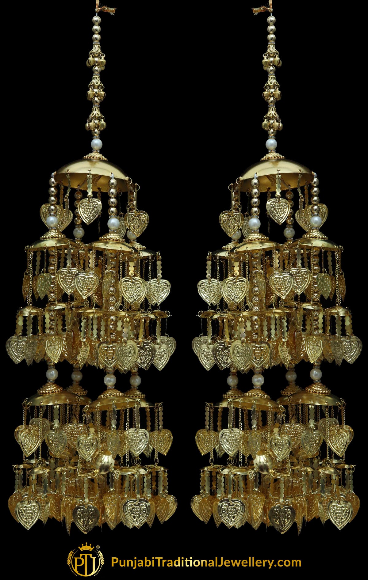 Golden Bridal Kalira By Punjabi Traditional Jewellery