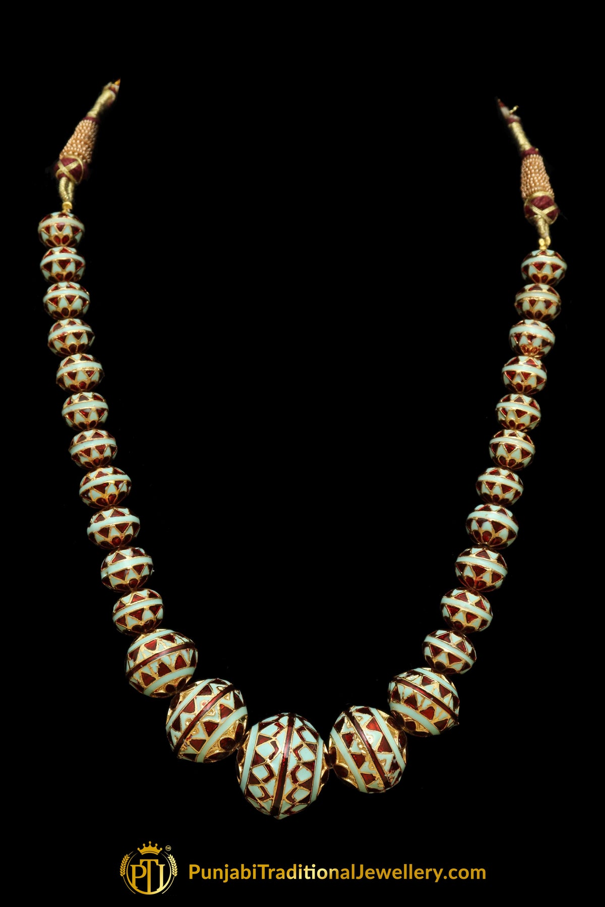 Firozi Jodha Mala Necklace Only By Punjabi Traditional Jewellery
