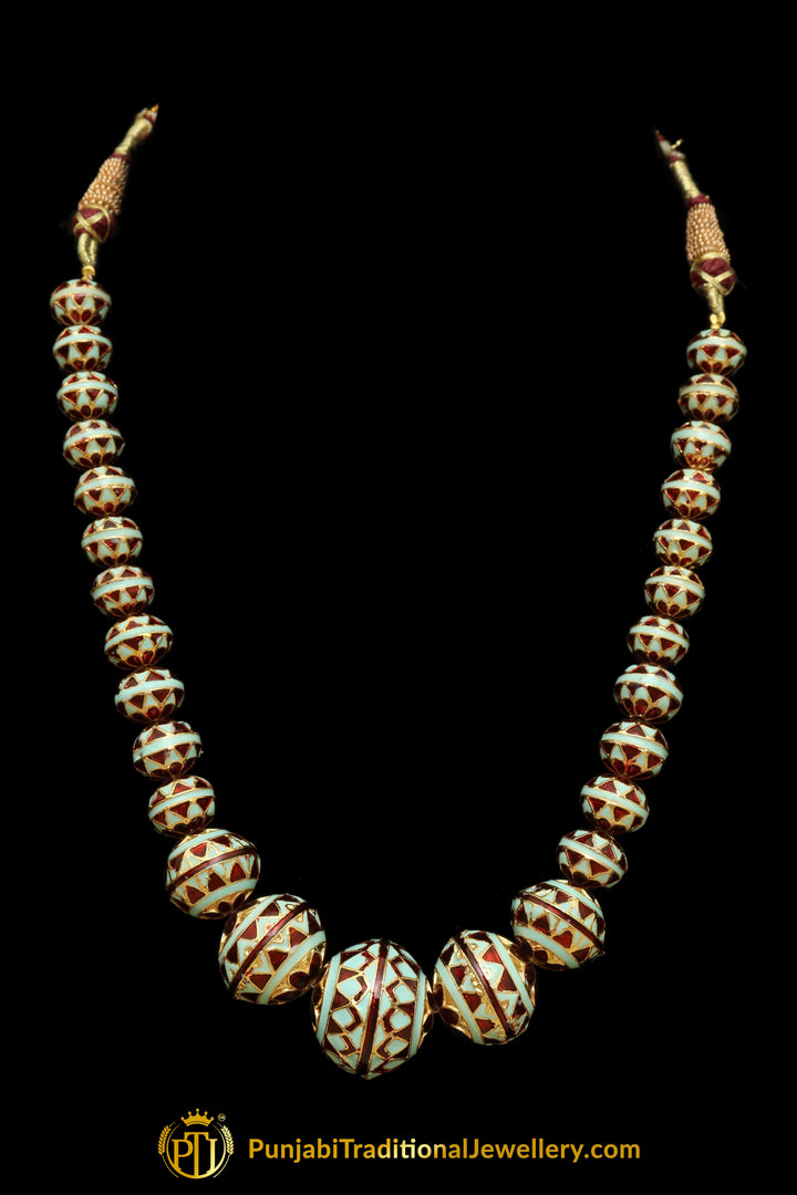 Firozi Jodha Mala Necklace Only By Punjabi Traditional Jewellery
