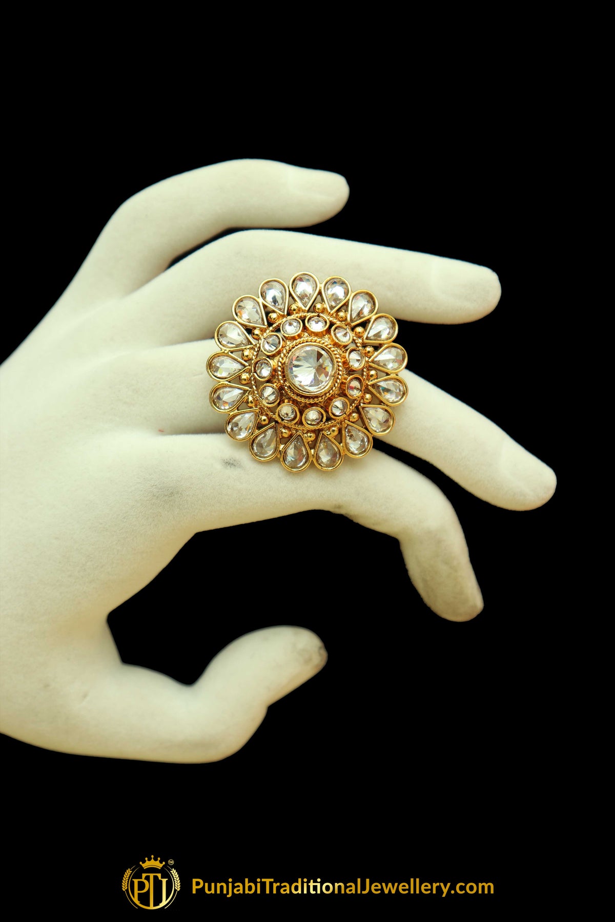 Polki Ring By Punjabi Traditional Jewellery