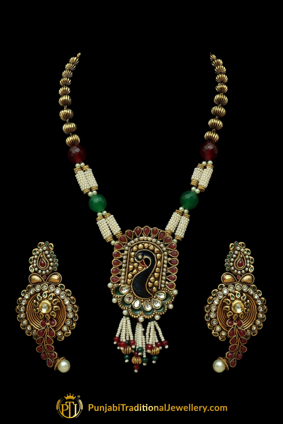 Jodha Mala Necklace Set By Punjabi Traditional Jewellery