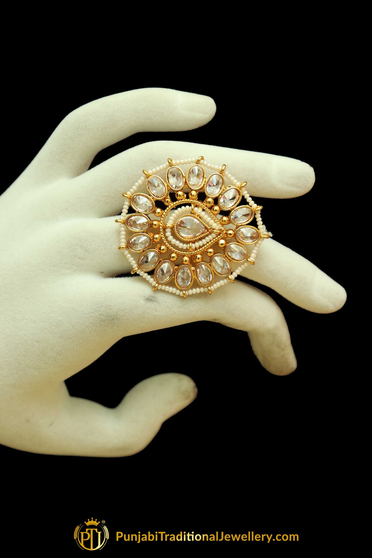 Polki Ring By Punjabi Traditional Jewellery