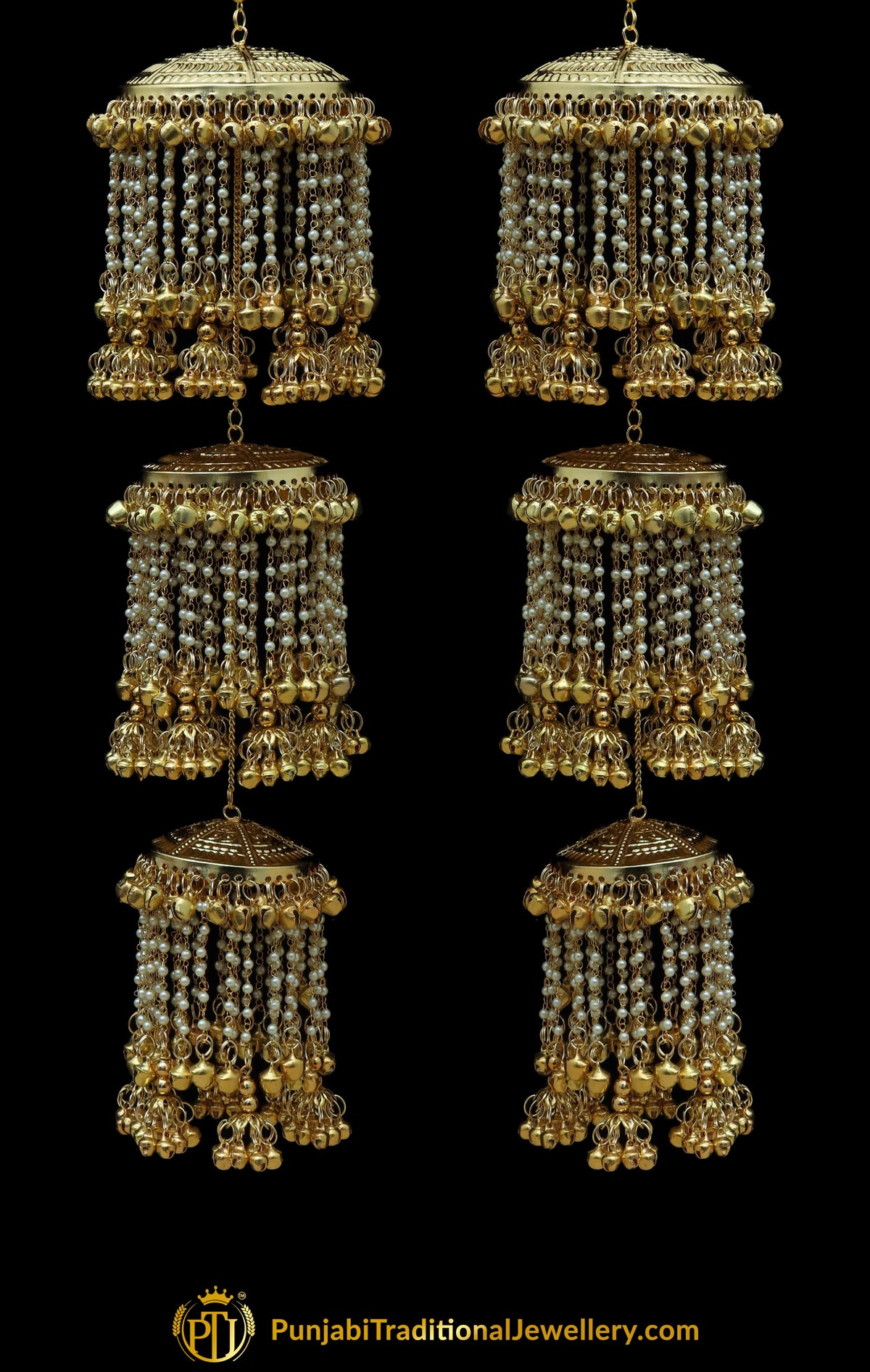 Golden Bridal Kalira By Punjabi Traditional Jewellery