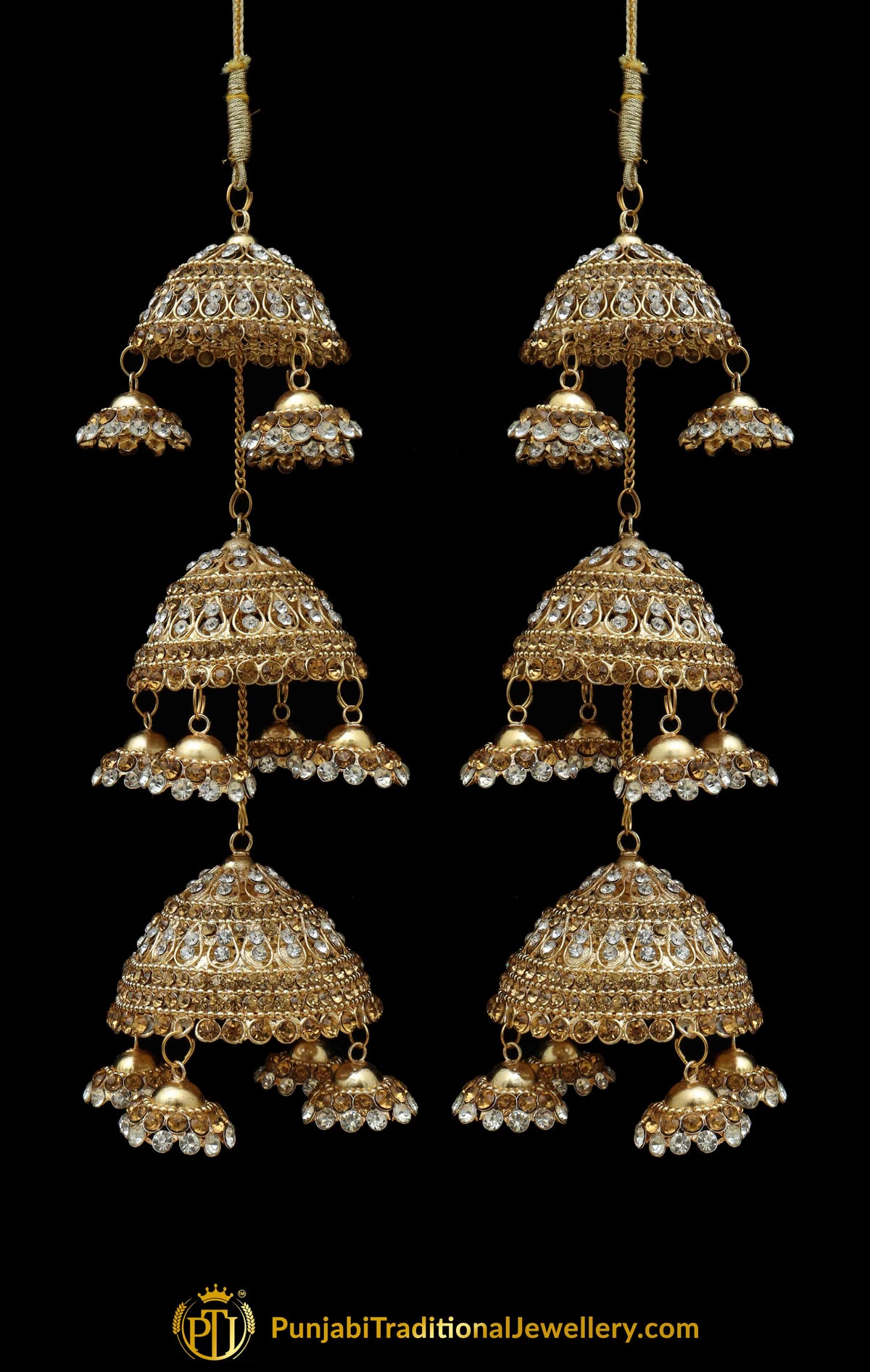 Golden Bridal Wedding Kalira By Punjabi Traditional Jewellery