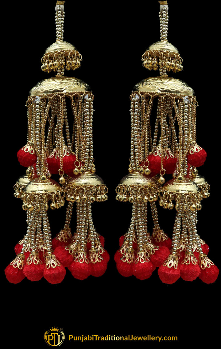 Red Bridal Wedding Kalira By Punjabi Traditional Jewellery