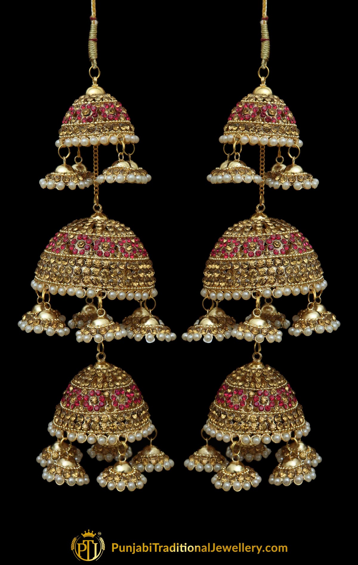 Pink Bridal Wedding Kalira By Punjabi Traditional Jewellery
