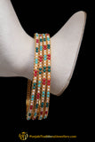 Multi Karra Bangles (Pair) By Punjabi Traditional Jewellery