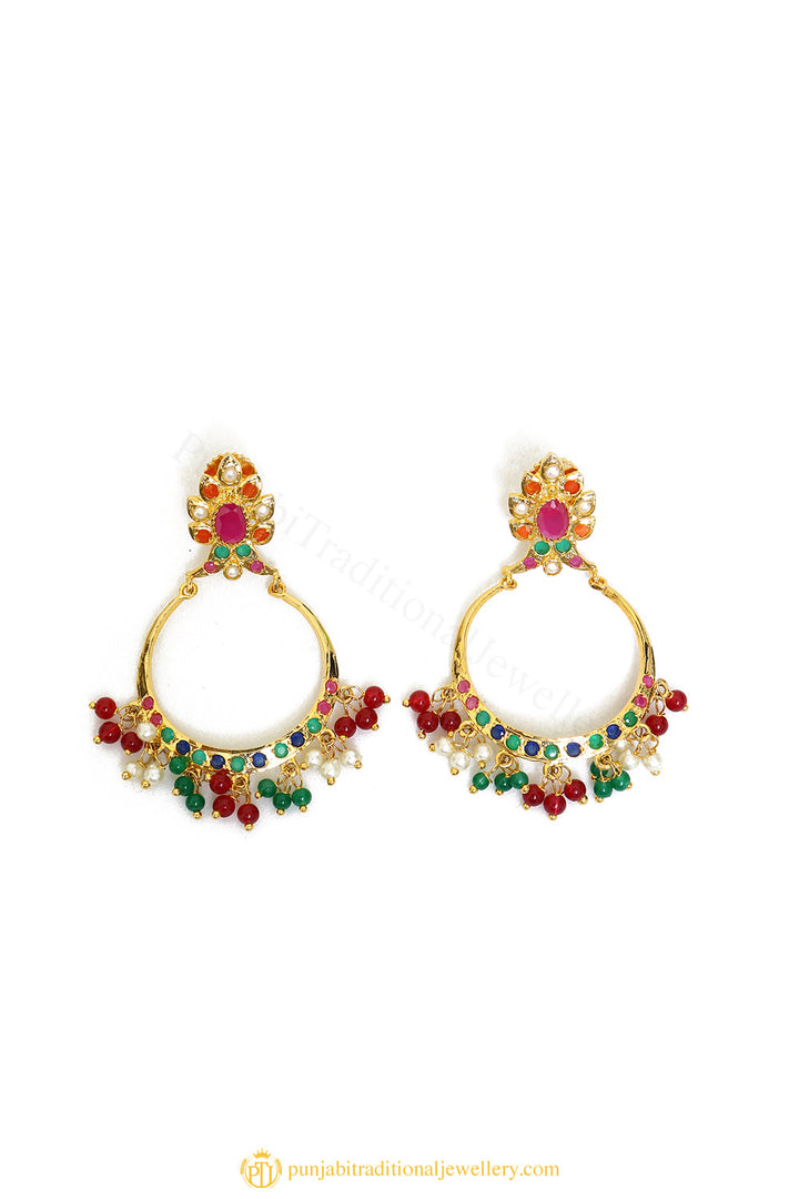 Gold Finished Earrings by PTJ