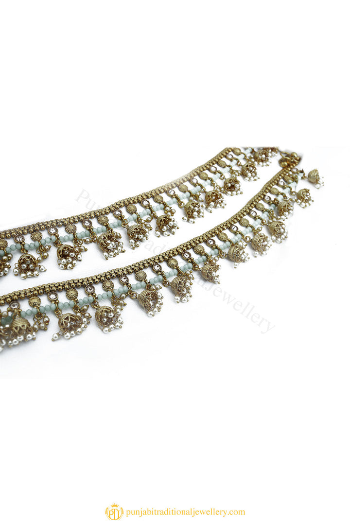 Gold Finished Payal by PTJ