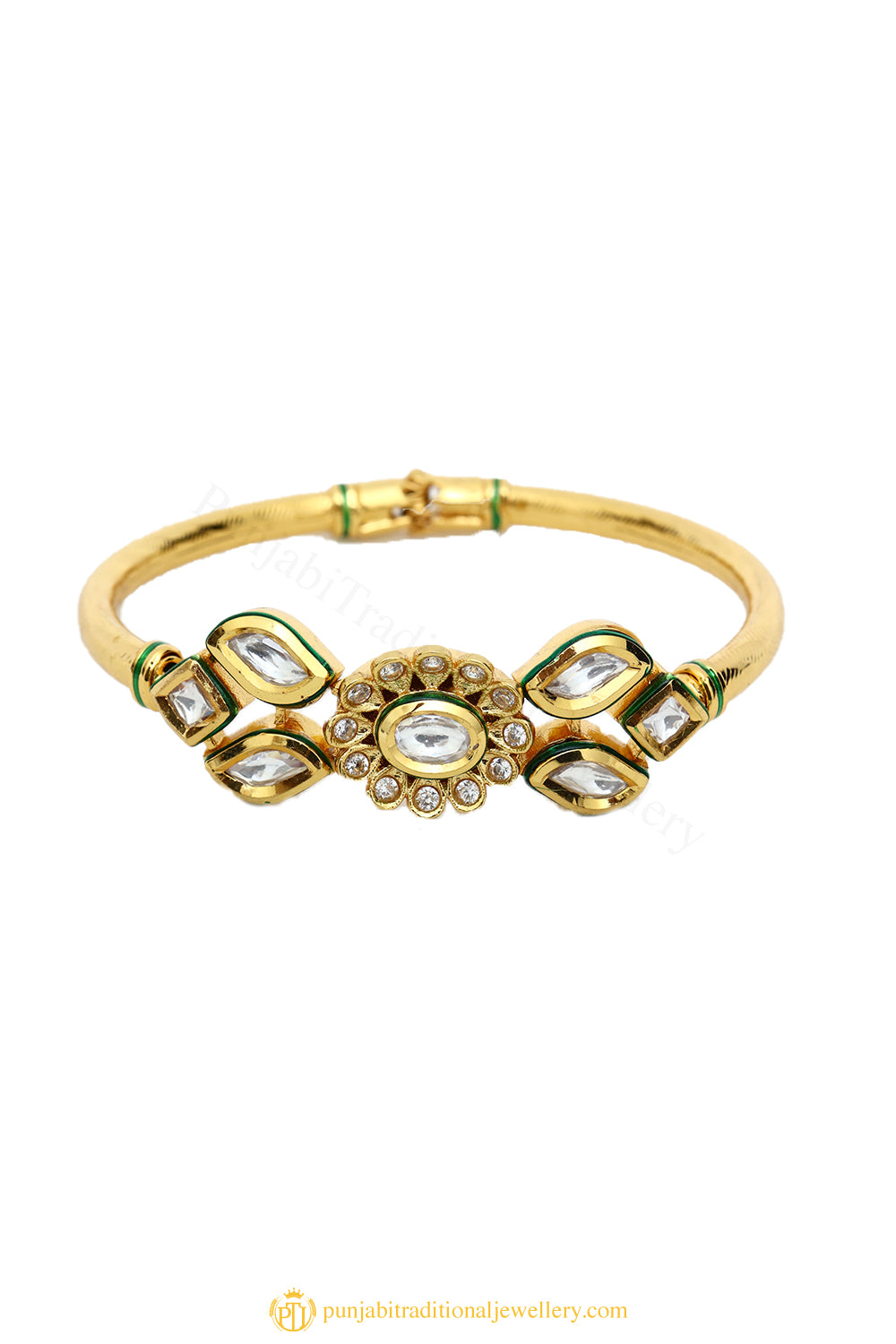 Gold Finished Bangles by PTJ