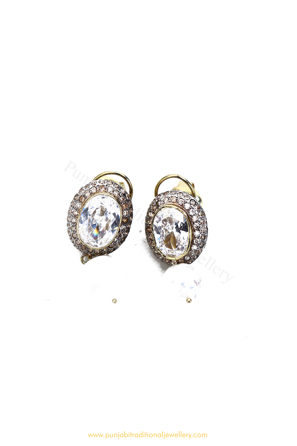 Gold Finished AD Studs By PTJ