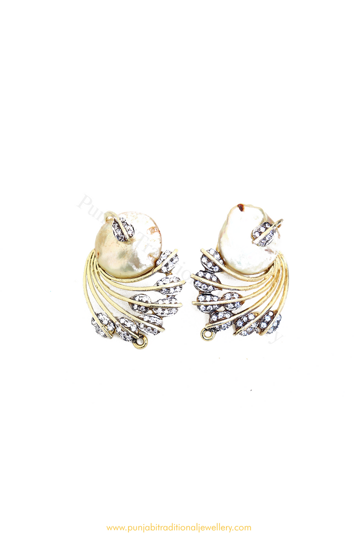 Gold Finished AD Studs By PTJ