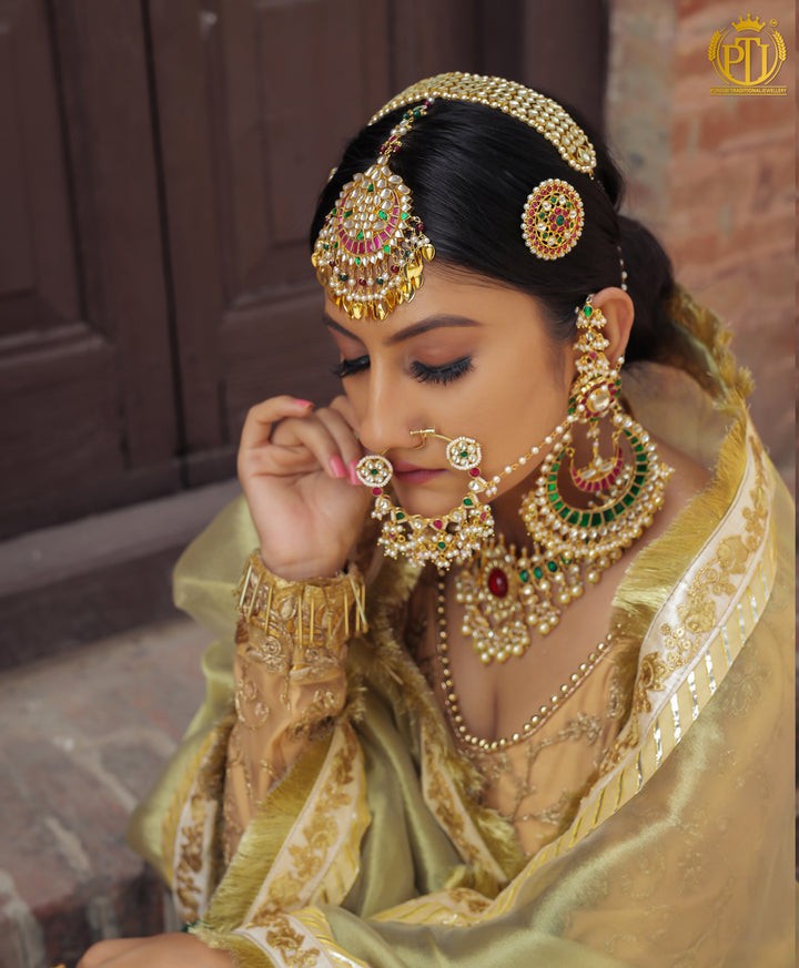 Mahnoor Kundan Hair Band | Rawayat by Punjabi Traditional Jewellery