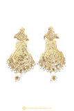 Gold Finished Earrings by PTJ