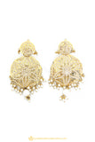 Gold Finished Earrings by PTJ