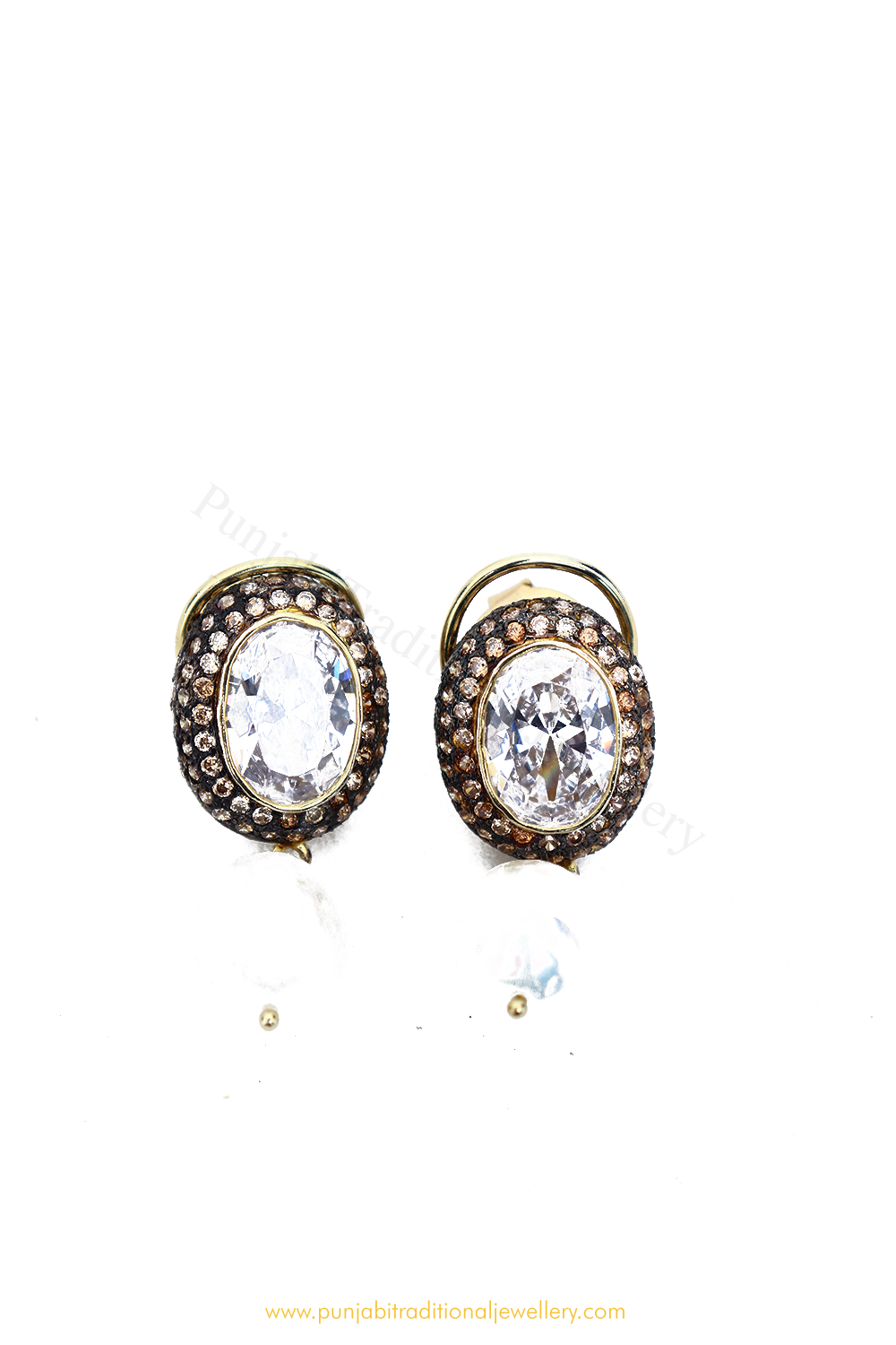 Gold Finished AD Studs By PTJ