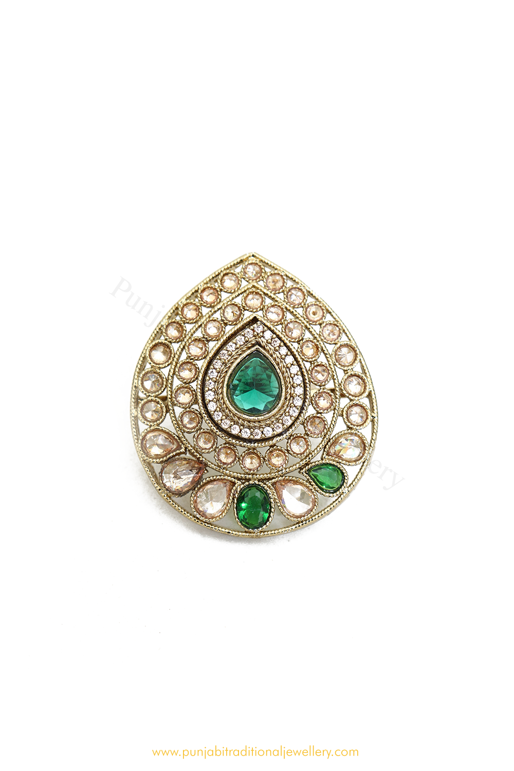 Antique Victorian Emerald Diamond Ring 3.07ct Emerald Dated 1900 With –  Antique Jewellery Online