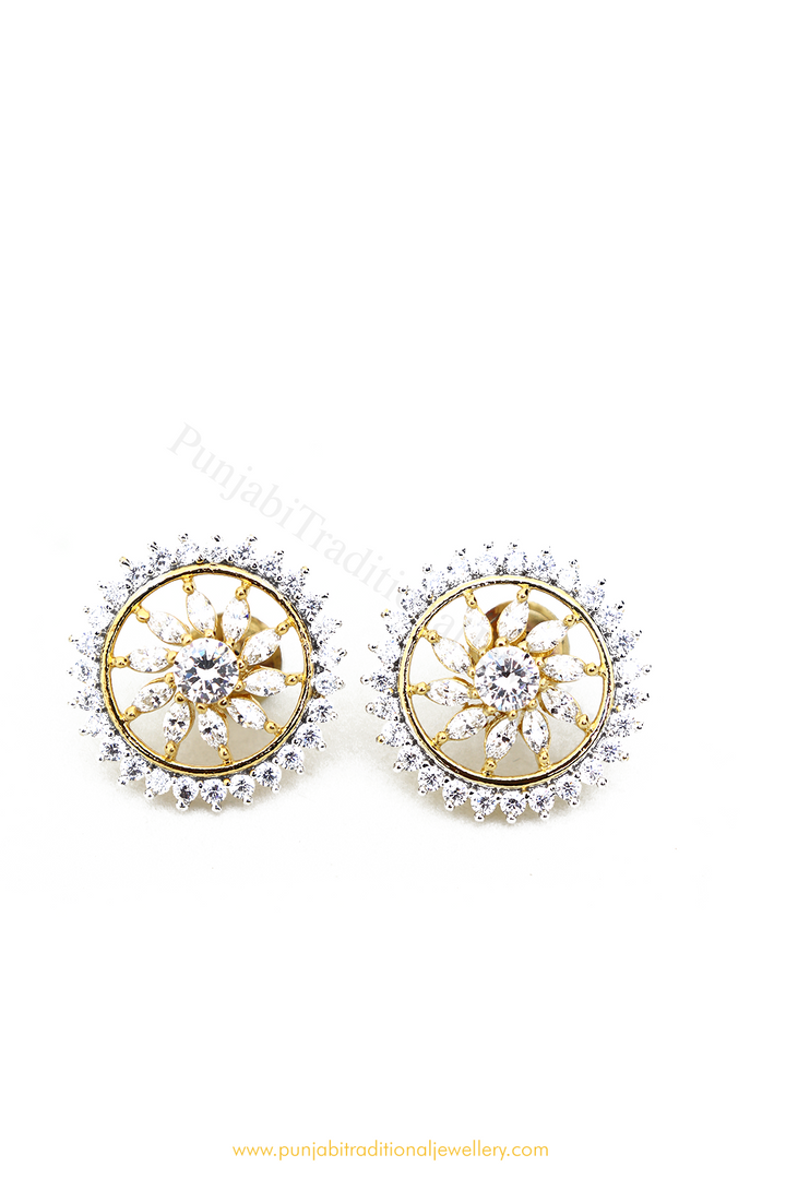 Gold Finished AD Studs By PTJ