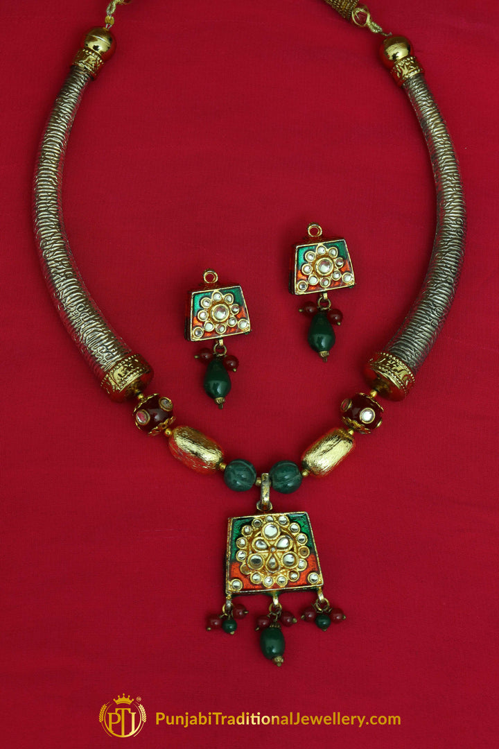 Jodha Necklace Set By Punjabi Traditional Jewellery