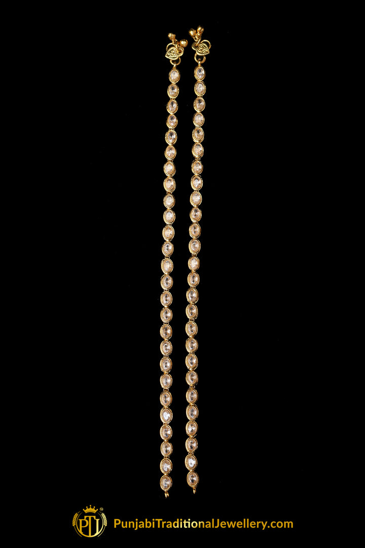 Polki Payal By Punjabi Traditional Jewellery