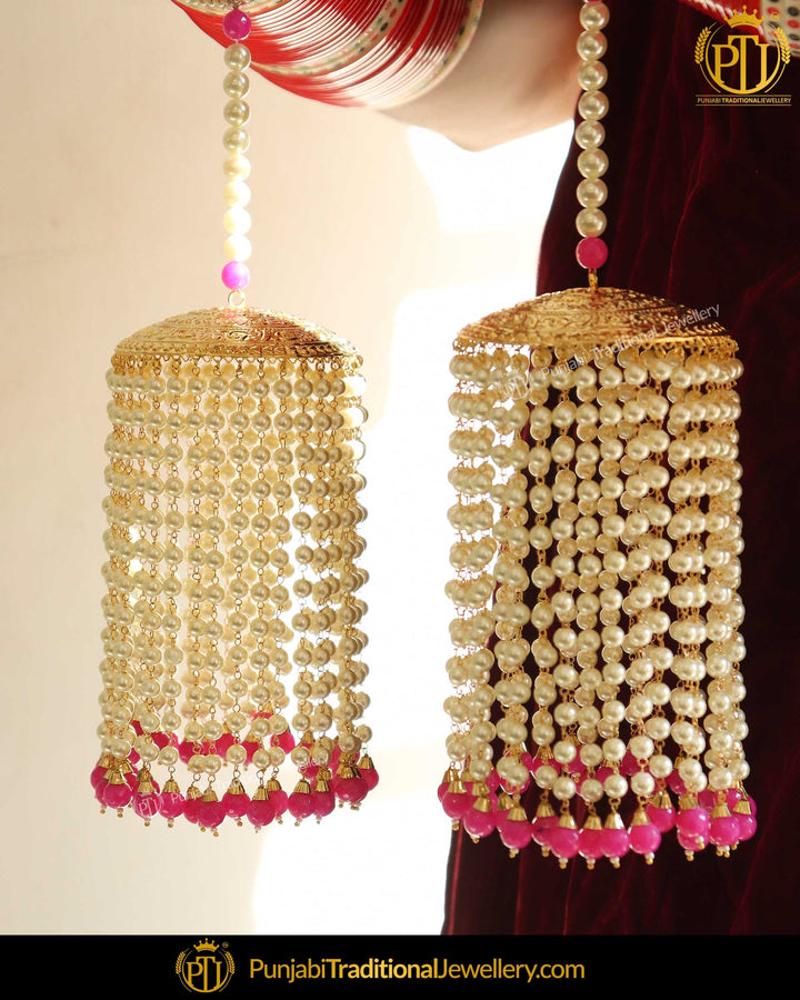 Pink Pearl Bridal Wedding Kalira | Punjabi Traditional Jewellery Exclusive