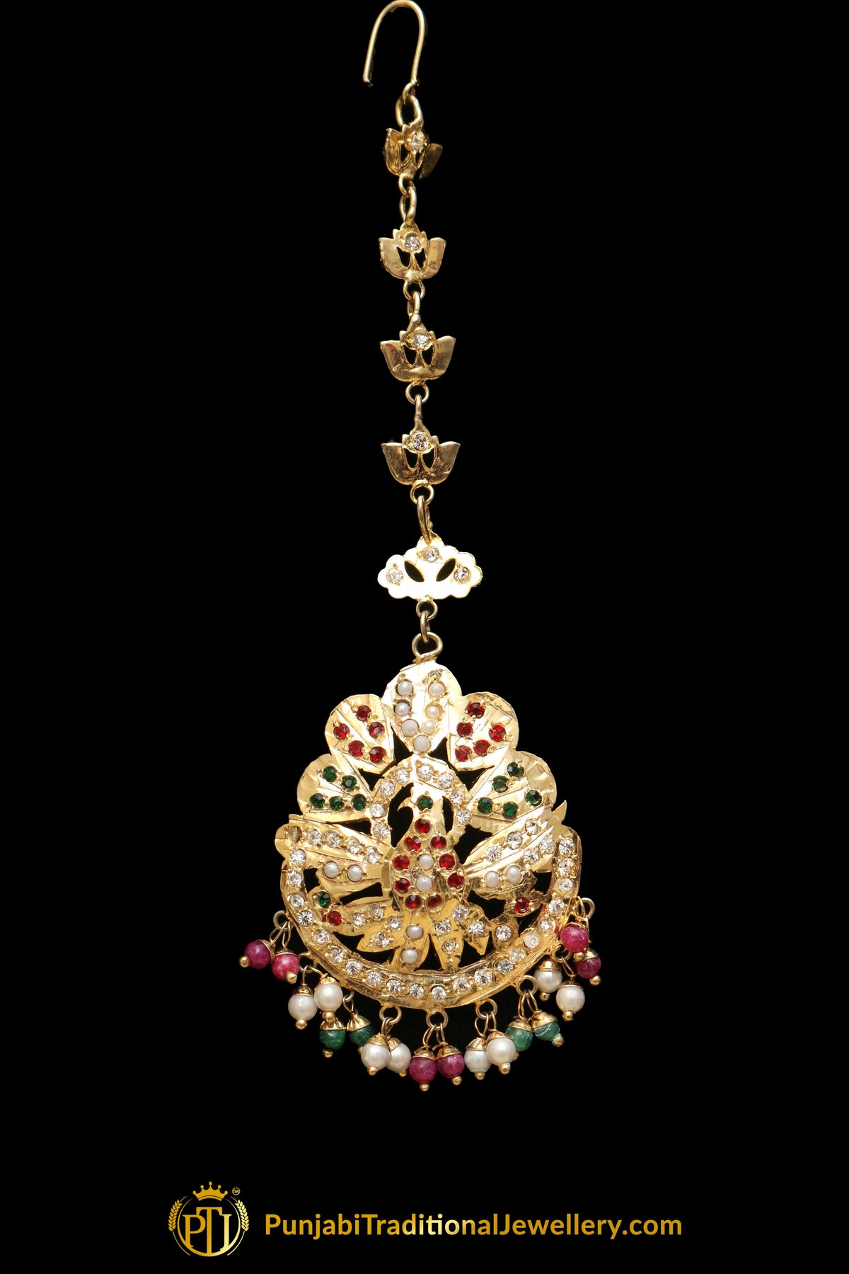 Multi Jadau Tikka By Punjabi Traditional Jewellery