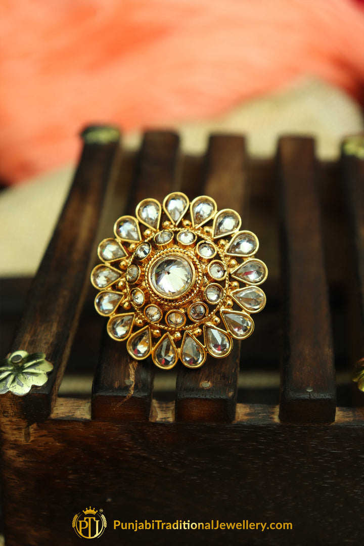 Polki Ring By Punjabi Traditional Jewellery