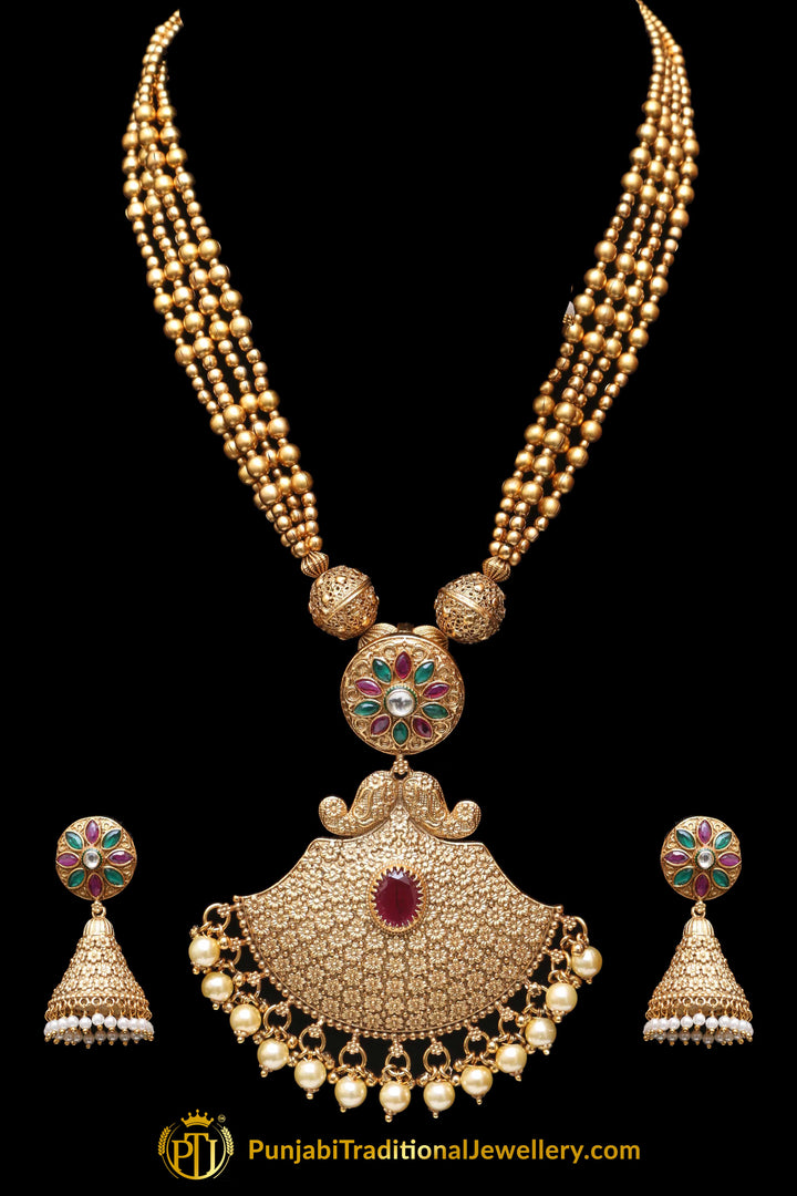 Jodha Necklace Set By Punjabi Traditional Jewellery