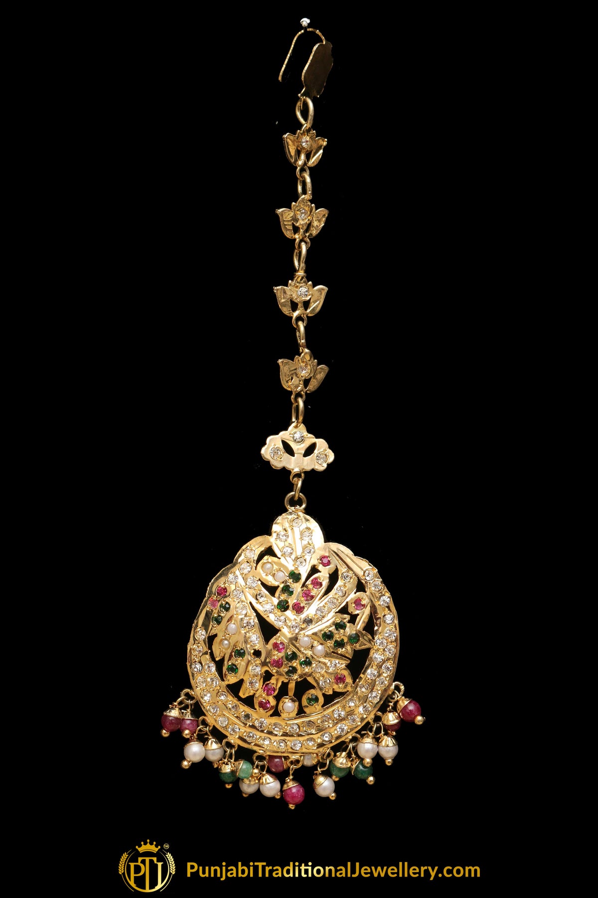 Multi Jadau Tikka By Punjabi Traditional Jewellery