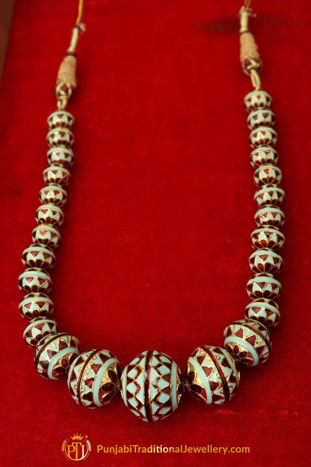 Firozi Jodha Mala Necklace Only By Punjabi Traditional Jewellery