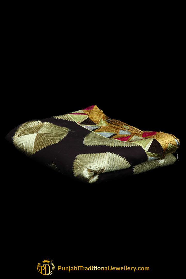 Pure Phulkari Dupatta By Punjabi Traditional Jewellery