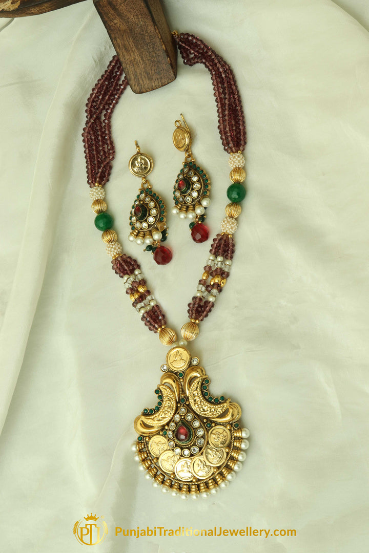 Gold Plated Jodha Necklace Set By Punjabi Traditional Jewellery