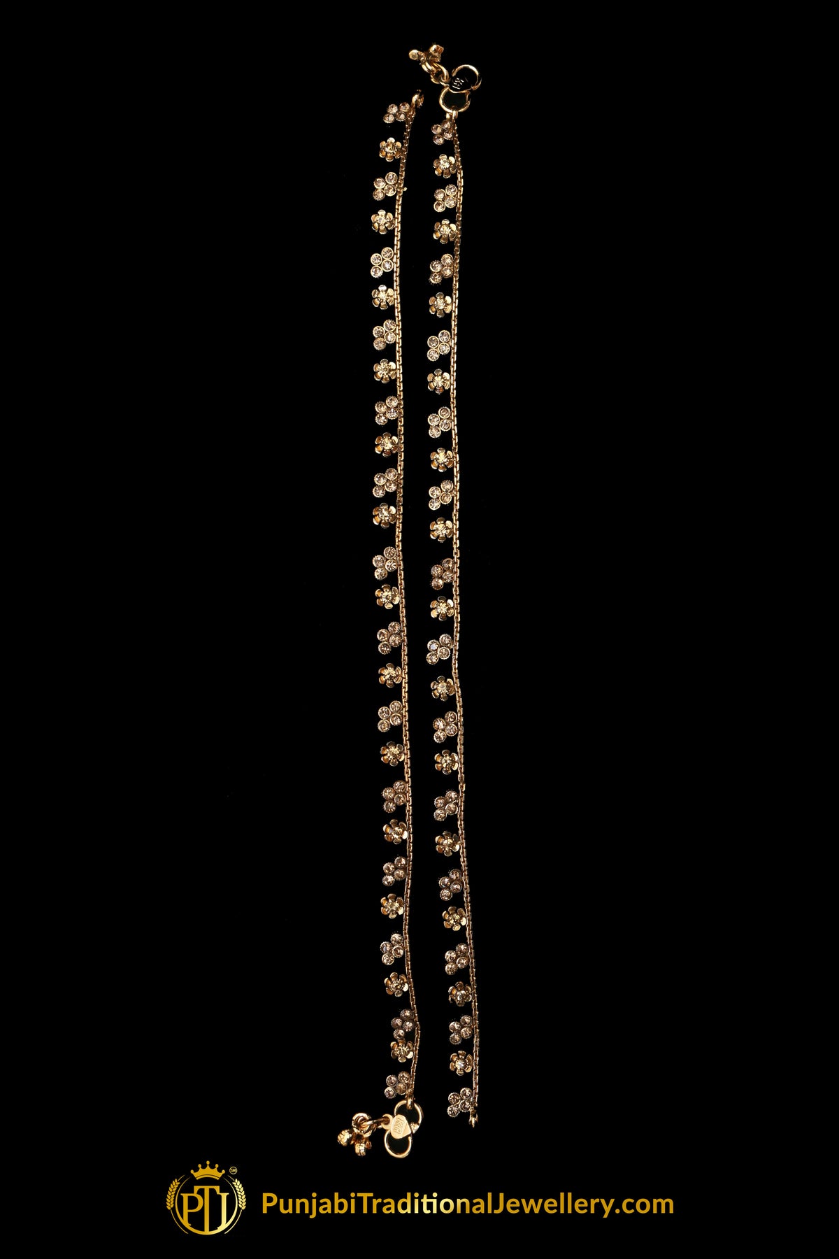 Jerkan & Antique Gold Payal By Punjabi Traditional Jewellery