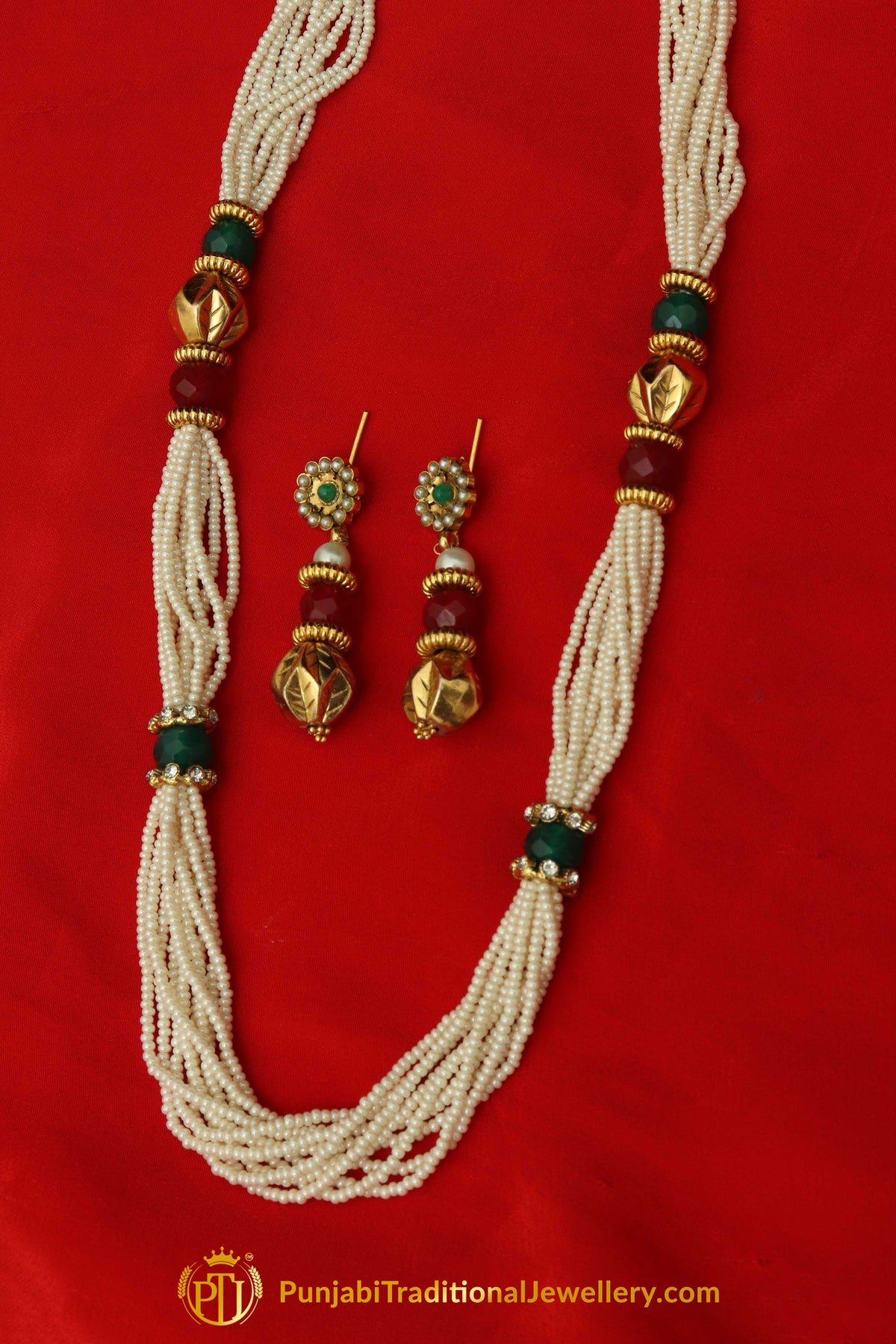Jodha Mala Necklace Set By Punjabi Traditional Jewellery