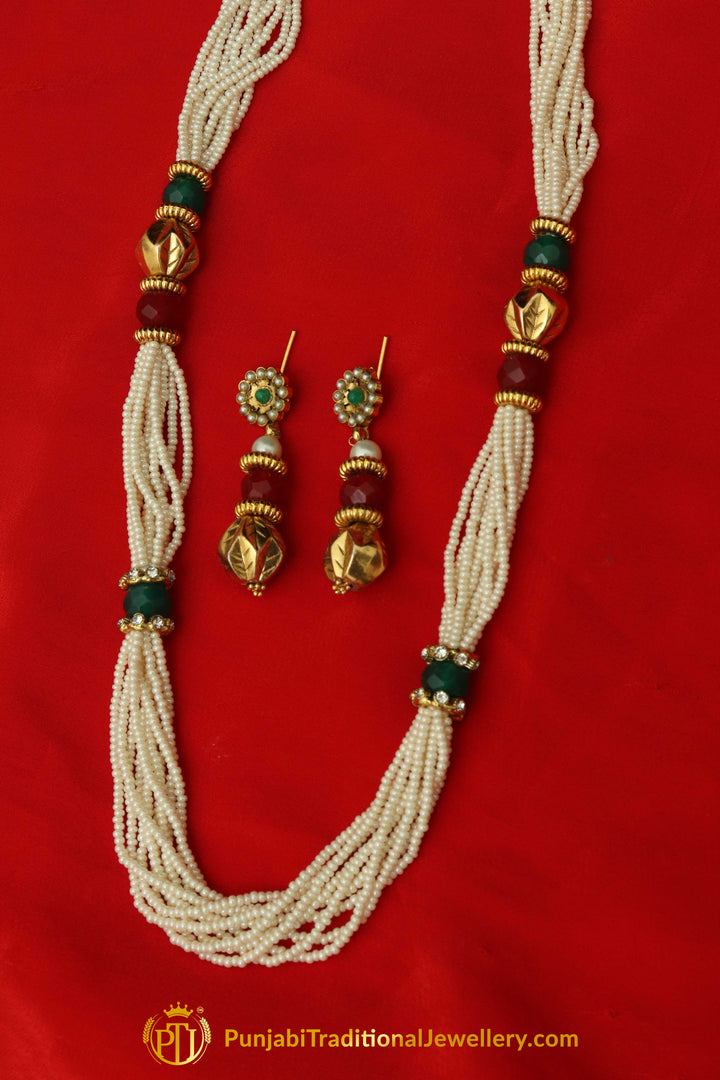 Jodha Mala Necklace Set By Punjabi Traditional Jewellery