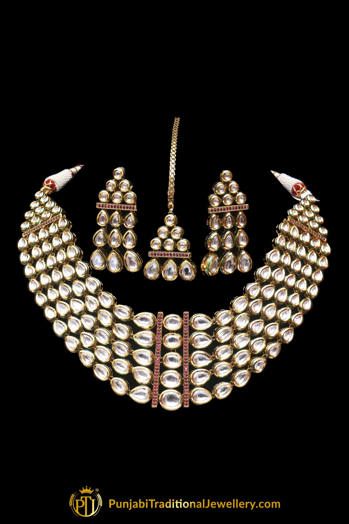 Kundan Necklace Set By Punjabi Traditional Jewellery